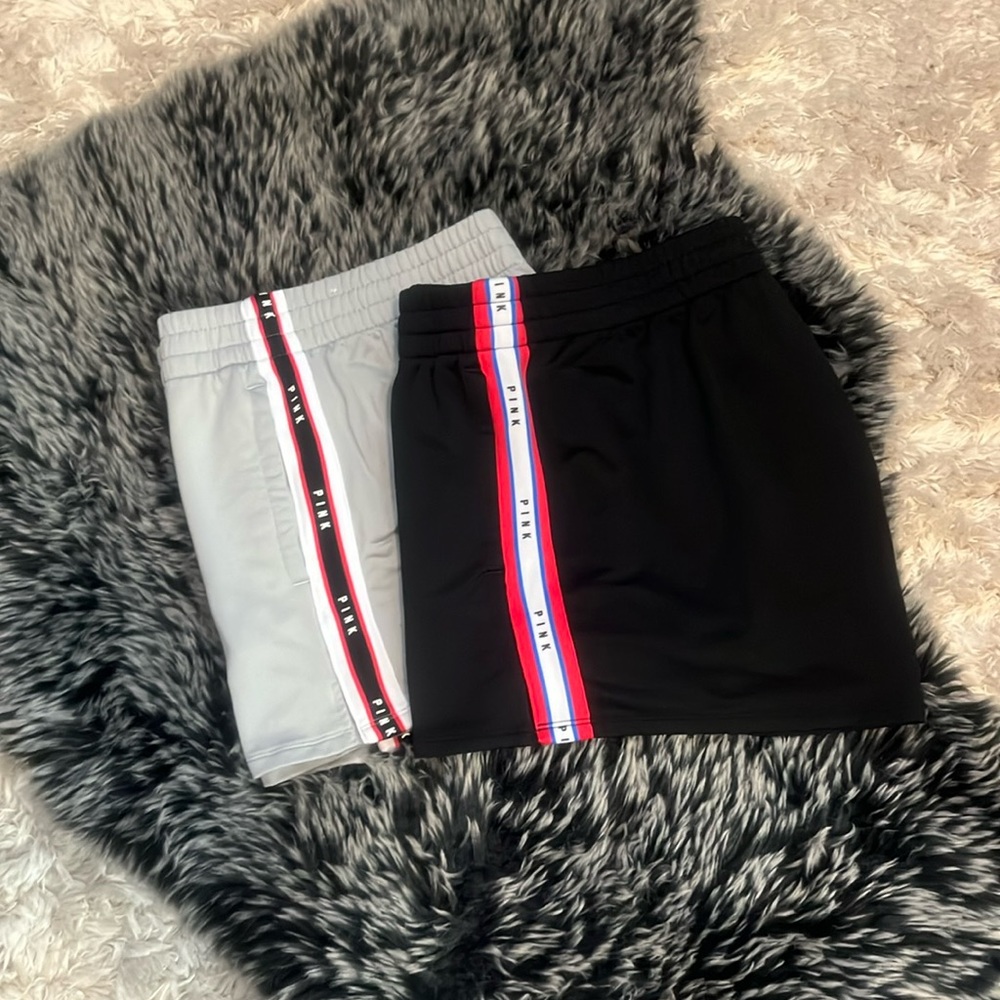 Bundle (2) Pink VS track shorts